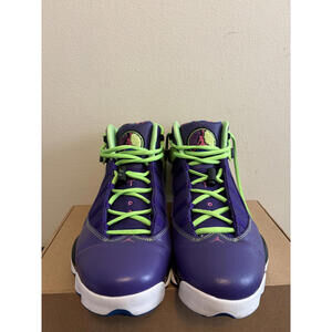 Air Jordan Men's 6 Rings Bel-Air Purple Shoes (Size 10.5)